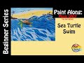 (musiconly) Easy Cute Sea Turtle Swim