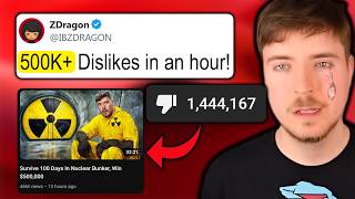 MrBeast is COOKED... (1.5M+ Dislikes on New Video)