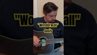 Wonderwall - Oasis guitar lesson #shorts #oasis #wonderwall