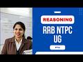 RRB NTPC- UG #rrbntpcundergraduate #reasoning #pyqsolutions #education #exam