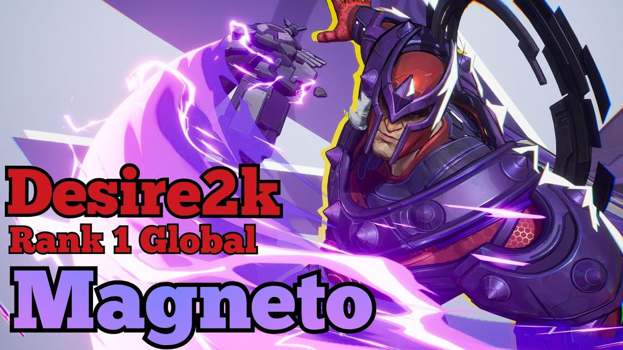 Marvel Rivals S0 Rank 1 Global Magneto by Desire2k "Master of Magnetism ...