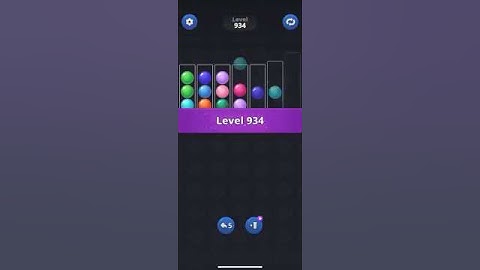 Color Bubble - Ball Sort Puz (Level 934)