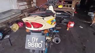 Honda Hurricane Nova Dash 125Cc Year 1994 Muffler Rcb