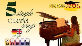 5 Slow German Piano Songs for A1–A2 | Learn German Through Music | NeoGerman screenshot 5