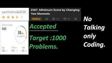 2567. Minimum Score by Changing Two Elements | Medium | LeetCode Biweekly Contest 98.