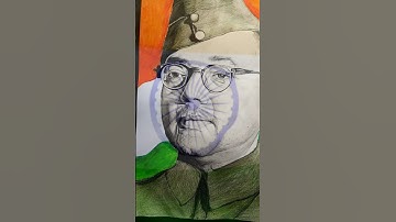 Netaji Drawing ,Republic Day Drawing🇮🇳 #shorts #art #drawing #netaji #republicday #trending