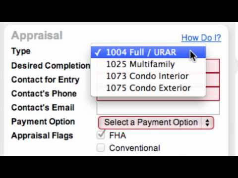 How Do I.Order an Appraisal?  360 Mortgage Group