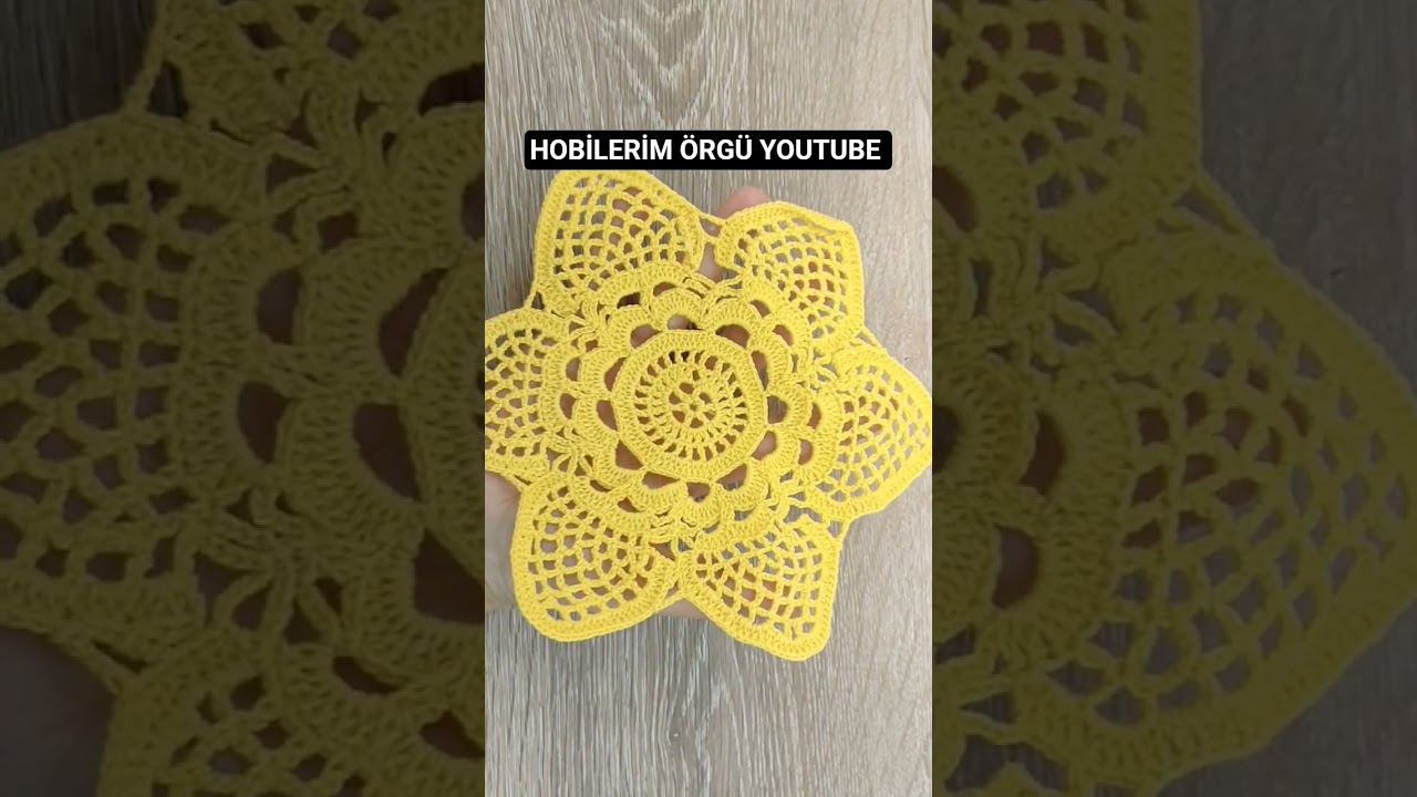 DANTEL KAHVE SUNUMLUK MODELİ 🧡 CROCHET KNİTTİNG 