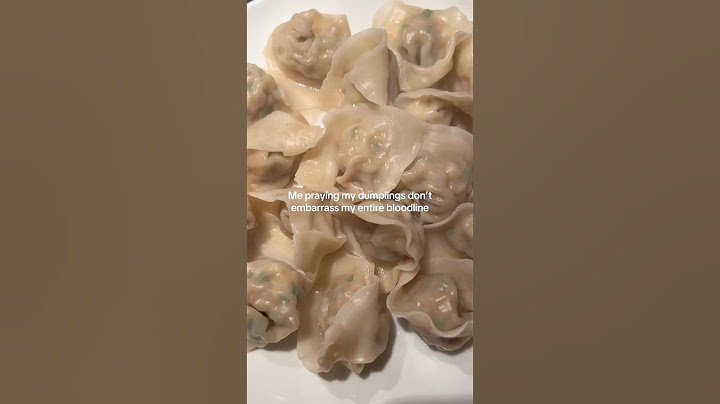 praying these dumplings don’t dishonor my bloodline