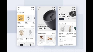 Furniture shop app  UI Flutter