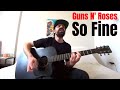 So Fine Guns N Roses Acoustic Cover By Joel Goguen mp3
