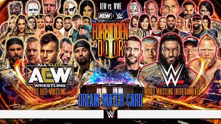 AEW x WWE Forbidden Door 2024 - Dream Match Card [WWE vs. AEW]