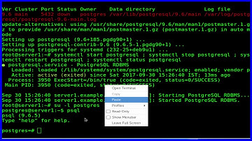 How To Install PostgreSQL 9.6 On Debian 9.1 stretch