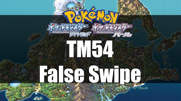 Pokemon Diamond & Pearl - Where to get TM54 False Swipe