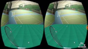 VR + IMU Racquet Test