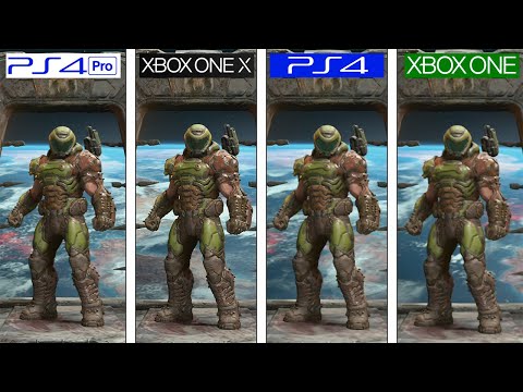 DOOM Eternal | PS4 - ONE - Pro - ONE X | Graphics u0026 FPS Comparison