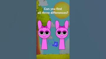 Spot the differences: Can you find three of Pinki? #sprunki #incrediboxsprunki #sprunkiincredibox