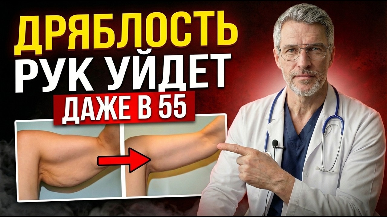 РУКИ УЖЕ ОБВИСЛИ? ЧЕРЕЗ ГОД ПОПЛЫВЁТ ЛИЦО! ДРЯБЛОСТЬ УЙДЁТ ЗА 5 МИНУТ...