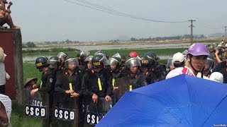 Biểu tình giữ đất ở Bắc Ninh