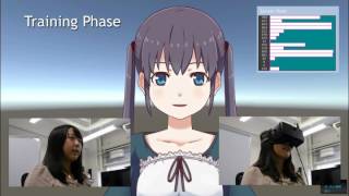 [IEEE VR 2017] AffectiveHMD - Recognition and Mapping of Facial Expressions to Avatar