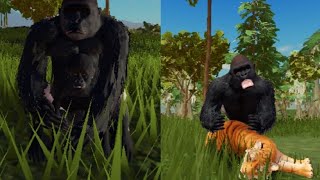 Life of a gorilla 🦍 in Jungle Life ROBLOX baby to adult