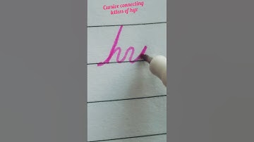 learn how to write 2, 3 letters together #connectingletters #cursiveletters