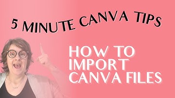 How to import Canva files from one account to another