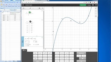 Cubic Regression with Desmos