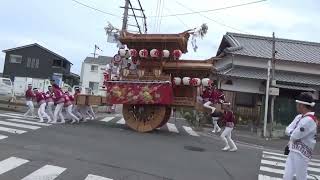 令和5年 市場秋祭り 本宮 午前曳行 01