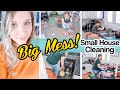 BIG MESS! Small House Realistic Clean With Me | 2020 Cleaning Motivation