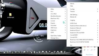 Black And White Rocketdock Icons And Rainmeter Skin