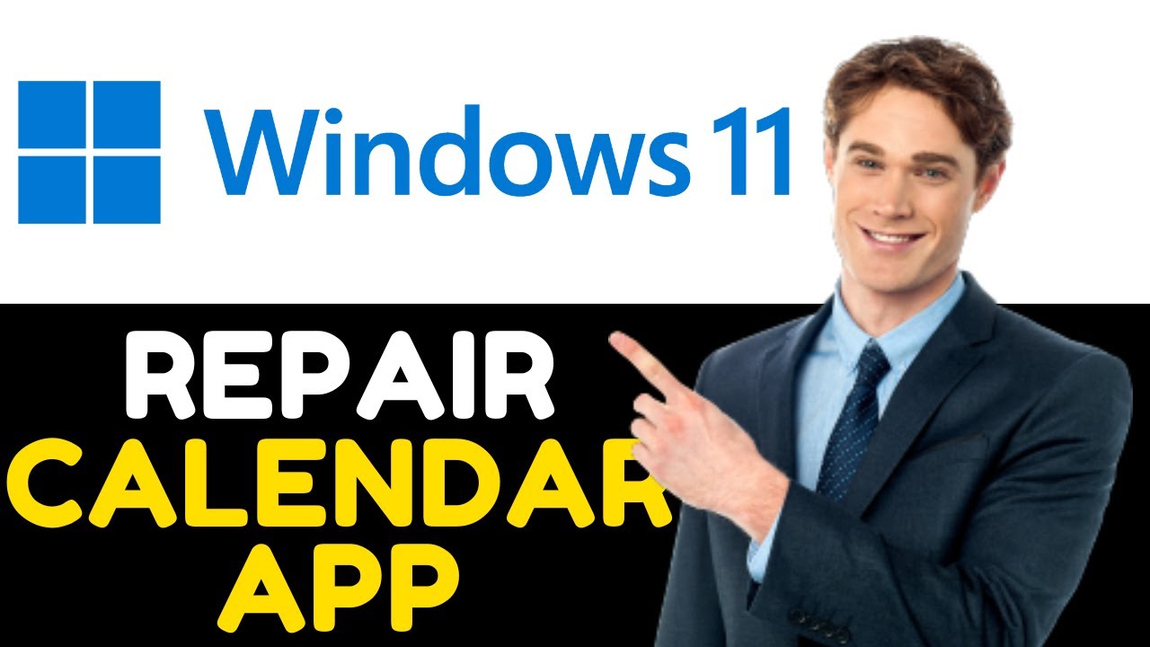 How to repair calendar app on windows