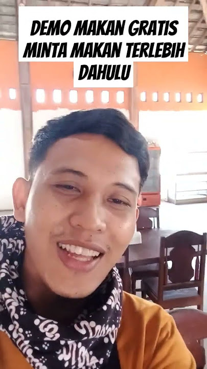 DEMO PROGRAM MAKAN GRATIS. KITA NGUTANG DULU MAKAN ❗❗ #lucu #funny #makangratis #prabowo