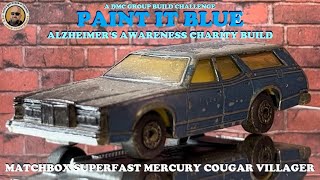 DMC Paint it Blue Challenge Superfast Mercury Cougar Villager Custom
Gday Viewers! This week Im joining in on the DMC Paint it Blue for Alzheimers Awareness!
If you would like to contribute to DMC Pauls fundraising page go to: https://www.justgiving.com/fundraising/paul-jones270
To bid on the car itself go to:
https://www.ebay.com.au/itm/334562184276?mkcid=16&mkevt=1&mkrid=705-154756-20017-0&ssspo=Hso4VjAVSlq&sssrc=2047675&ssuid=Hso4VjAVSlq&widget_ver=artemis&media=COPY
Thank you very much, and be sure to check out everyone elses builds!
Thanks for dropping by! I try to have a new video every second Friday at 9:15am ESPBT and I’d love to see you back again! I can’t always promise gold standard restorations, but I’ll always promise to try and make it interesting!
You can email me at pbsretrorestorations@gmail.com
If you do Facebook I’m @pbsretrorestorations
I’m on Instagram too @pbsretrorestorations
If you enjoyed this video, I’d love for you to consider sharing it with friends, maybe even subscribe and I always like getting your comments, feedback and tips.
Thank you for your support, I REALLY do appreciate it. DMC Paint it Blue Challenge Superfast Mercury Cougar Villager Custom