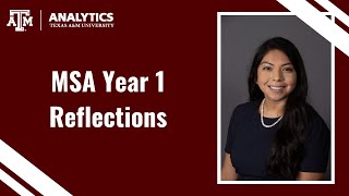 Reflections of a First Year MSA Student I Kim W. '23