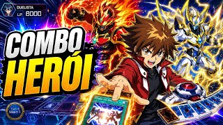 usei o deck de Herói Elementar…no Yu-Gi-Oh! Master Duel