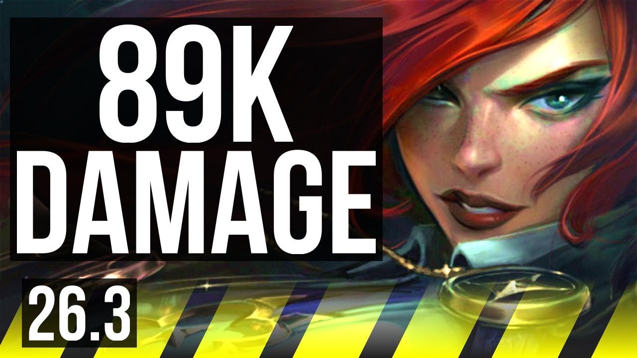 MISS FORTUNE & Alistar vs SWAIN & Leona (ADC) | 89K damage | KR Master ...