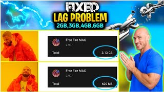 HOW TO FIX LAG IN FREE FIRE MAX 🔥 | FREE FIRE MAX LAG FIX 2GB, 3GB, 4GB, 6GB RAM | AFTER UPDATE