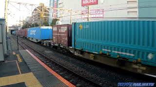 【武蔵野線を行く貨物列車】EF65-2139  4072レ ONEコンテナ他【4K】