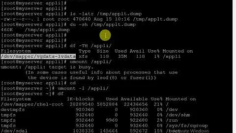 Reducing XFS File System in RHEL