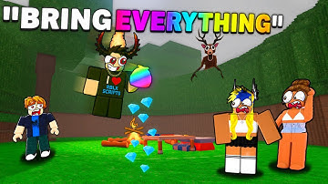 Using HACK to BRING EVERYTHING in 99 Nights in the Forest Script FULL MOVIE