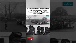 Freed Black Americans held the first Memorial Day. 🇺🇸🖤🕯️ #fyp #trending #viral #dark #rememberthem