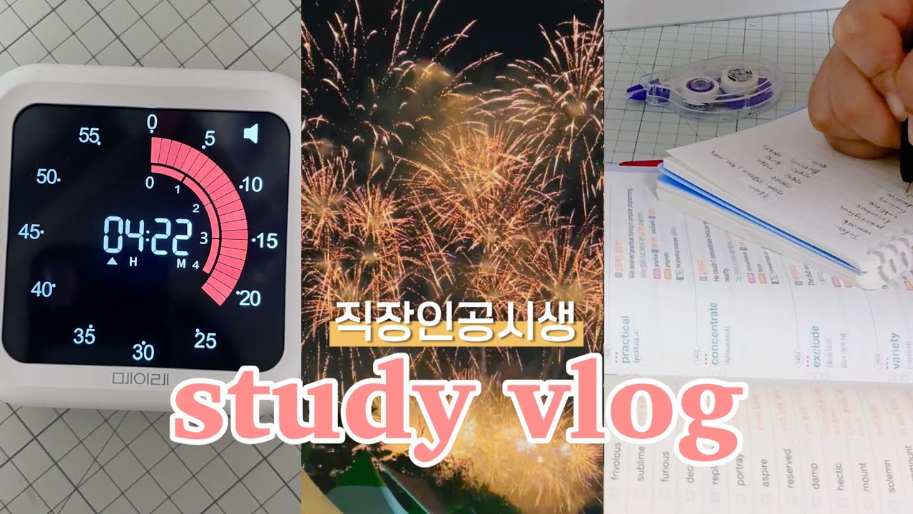 평일 순공 20시간 도전 | 직장인공시생 | 일행직공시생