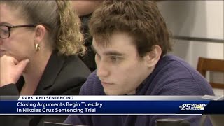 Prosecutors rest case in sentencing trial for Parkland school shooter, closing arguments to begin...