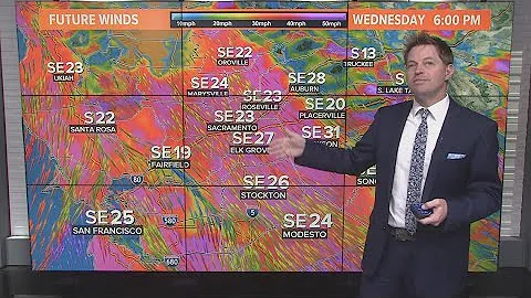 Northern California winter storm: Damaging winds, heavy rain expected Wednesday