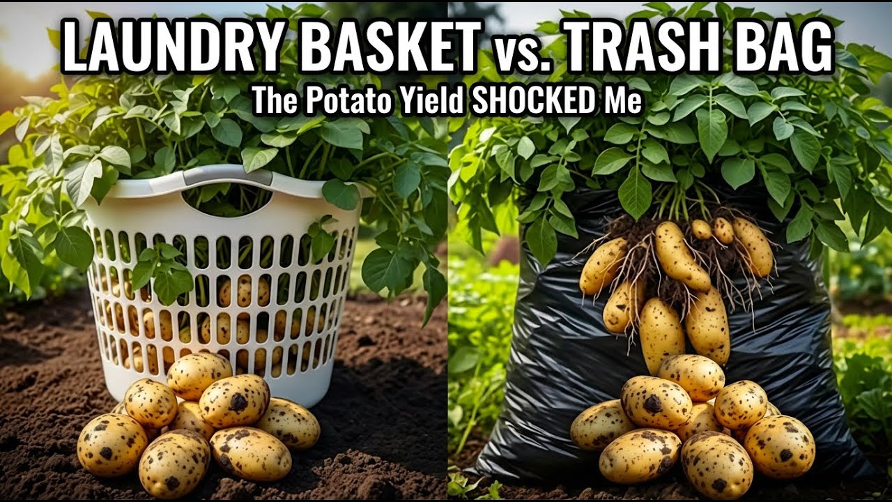 Laundry Basket Vs Trash Bag: Which Actually Grow More? (Potatoes)