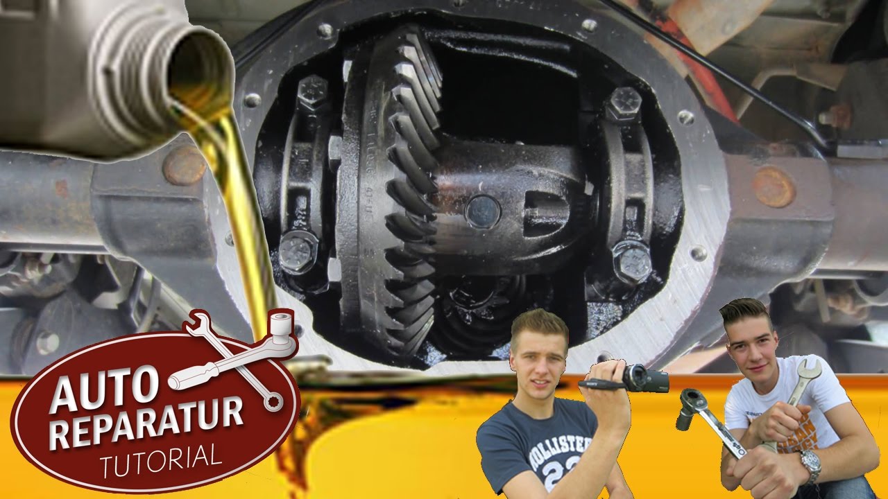 Differentialöl Wechseln Hinterachsdifferential Allrad Bmw Mercedes