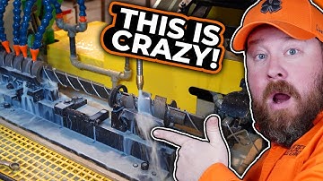 CRAZY Chain Link Fence Machines - How Chain Link Fence is Made