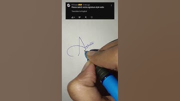 Signature of name Aakriti. Comment ur name.  #signature #design #calligraphy #utubeshorts #utube