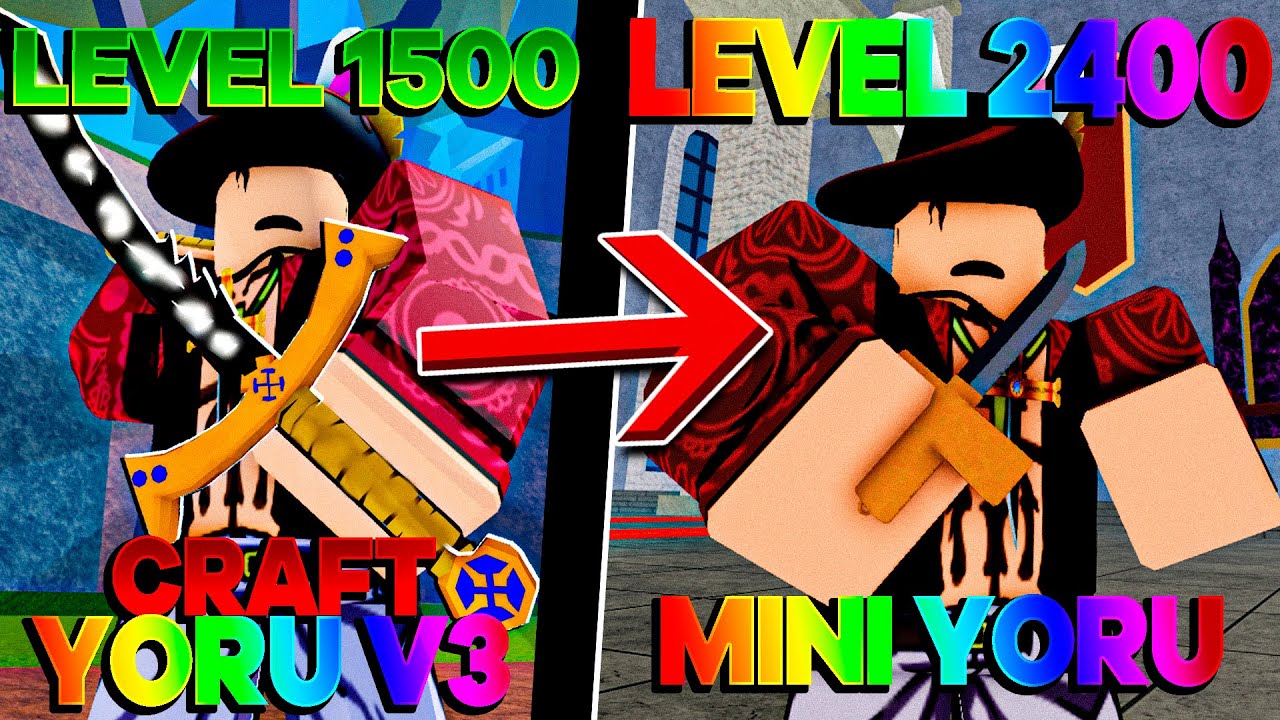 VIREI O MIHAWK EM 24 HORAS NO BLOX FRUITS ATÉ PEGAR A MINI YORU E A YORU  V3! - ROBLOX 